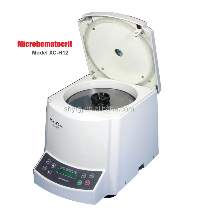 
XC-H12 laboratory HIGH SPEED Hematocrit centrifuge machine with micro capillary tube 