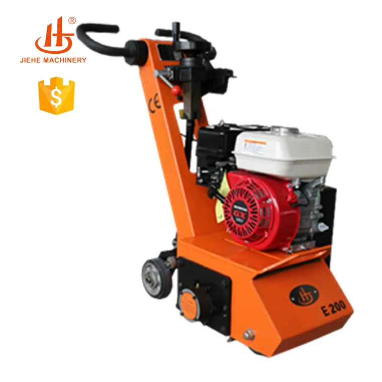 5.5hp honda powered concrete milling machine, asphalt concrete scarifying machine,road Scarifier(JHE-200)