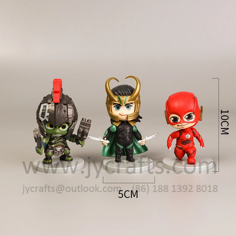 
Hotsale Marvel Superheros 3.9 inch figure toy for decoration- Wonder woman, Black Panther, Hulk 