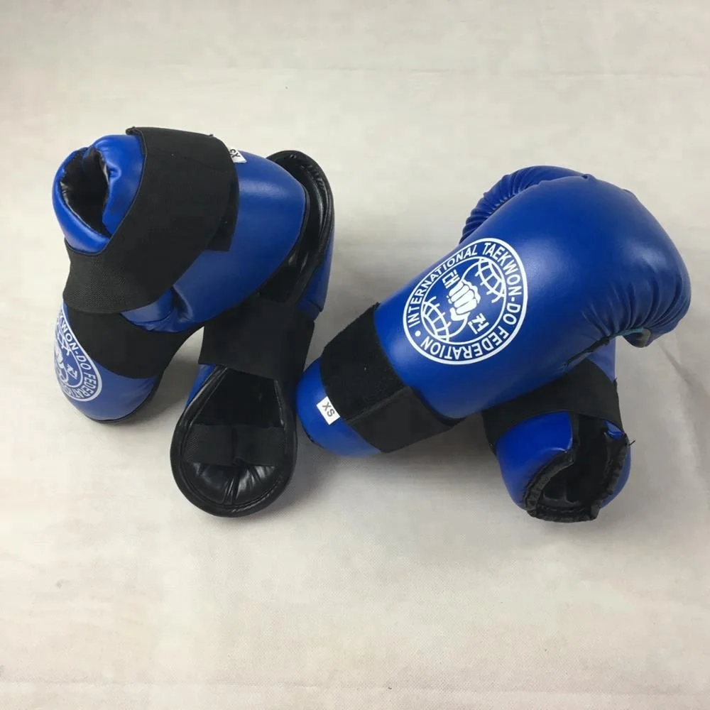 Перчатки и защитные перчатки для ног Тхэквондо itf