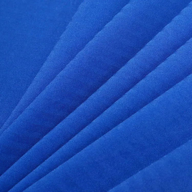 84 nylon 16 spandex shiny stripe jacquard knitting fabric for swimwear bra dress