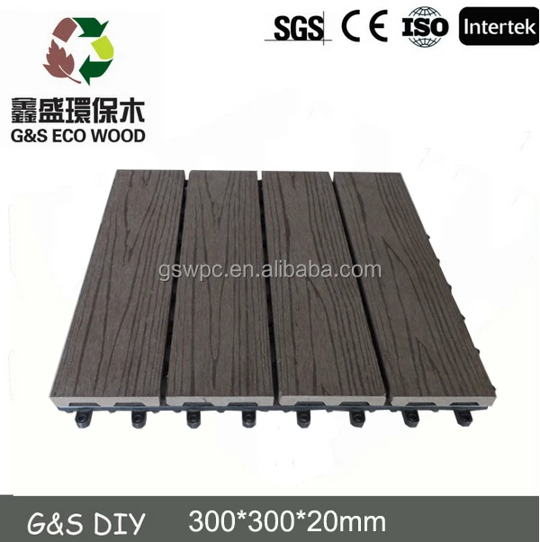 2019 high quality waterproof deck DIY wpc wood plastic composite decking floor