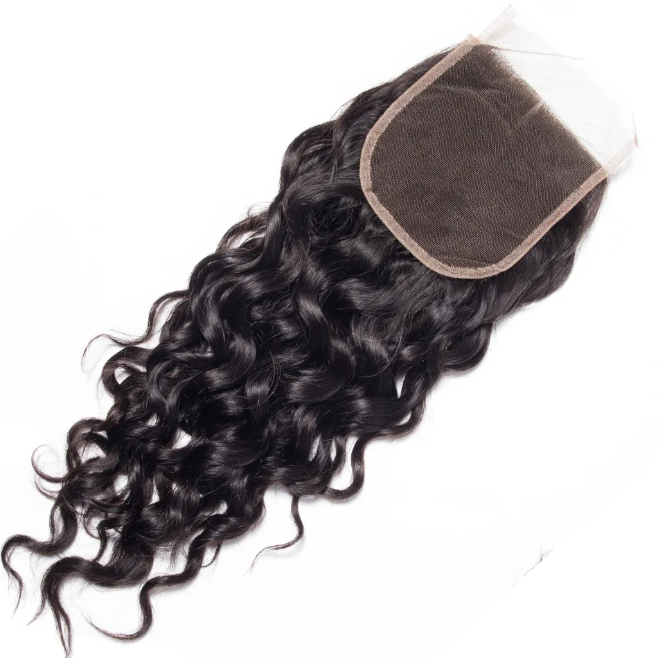 CELIE Factory Price Crochet Braids with Human Hair Wet and Wavy Mink Brazilian Virgin Hair Bundles with Lace Closure