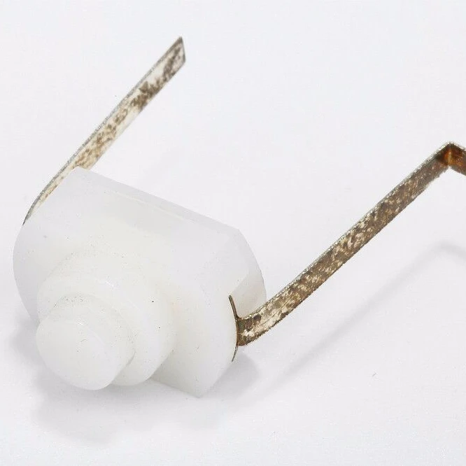 
 Популярный Лидер продаж, белый мини-переключатель с кнопкой ВКЛ./ВЫКЛ., 250 В для электронных проектов  