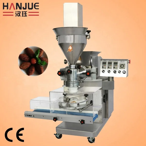 Hanjue HJ-001 Small encrusting machine with Kubba Coxinha Tulumba Croquetas Pillow molds CE certification