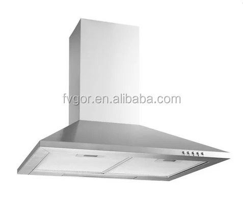 70cm Sliver Colour Panel Push Button Control Cooker Hood
