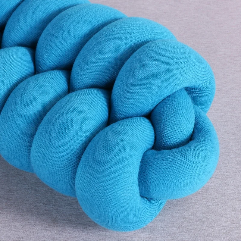 Cheersee new arrival pink decorative throw rectangle waist plush knot pillow for home decor