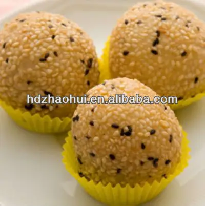 Chinese Snacks Sweet Food Sesame Ball with red bean paste filling Halal Food