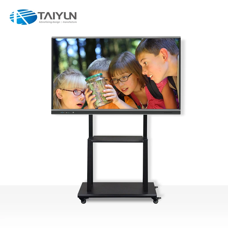 75 inch Windows and Android dual system touch screen digital interactive whiteboard for classroom