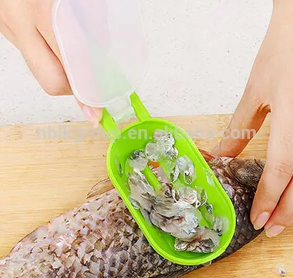 Useful Fish Skin Graters Brush Fast Fish Scales Scraping Remover Kitchen Gadgets Tool
