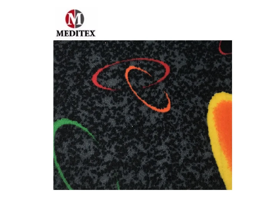 splash design screen printing auto seat fabric/bus seat fabric/auto seat fabric velvet