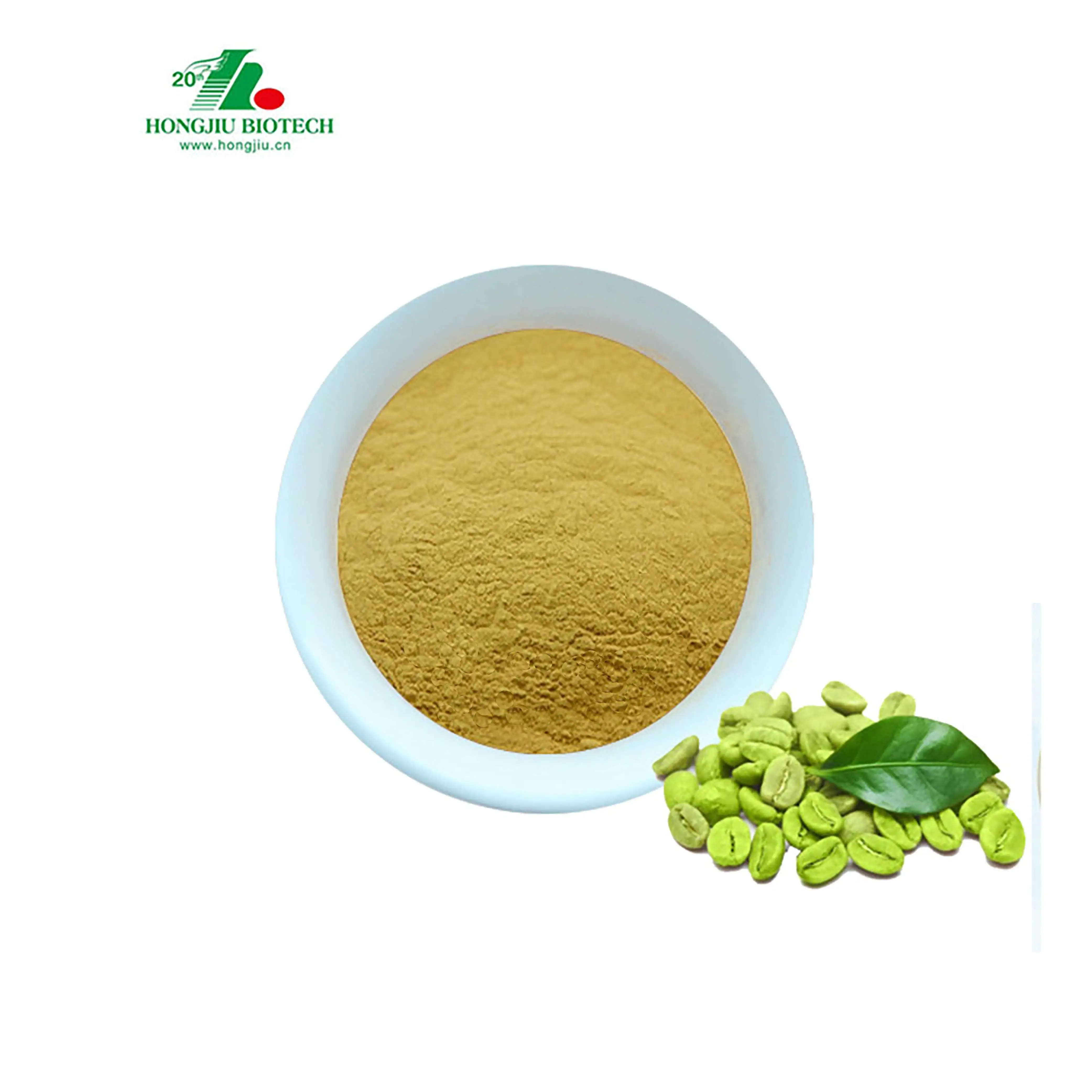
Top Quality Pure Green Coffee Bean Extract Powder for Health Food 