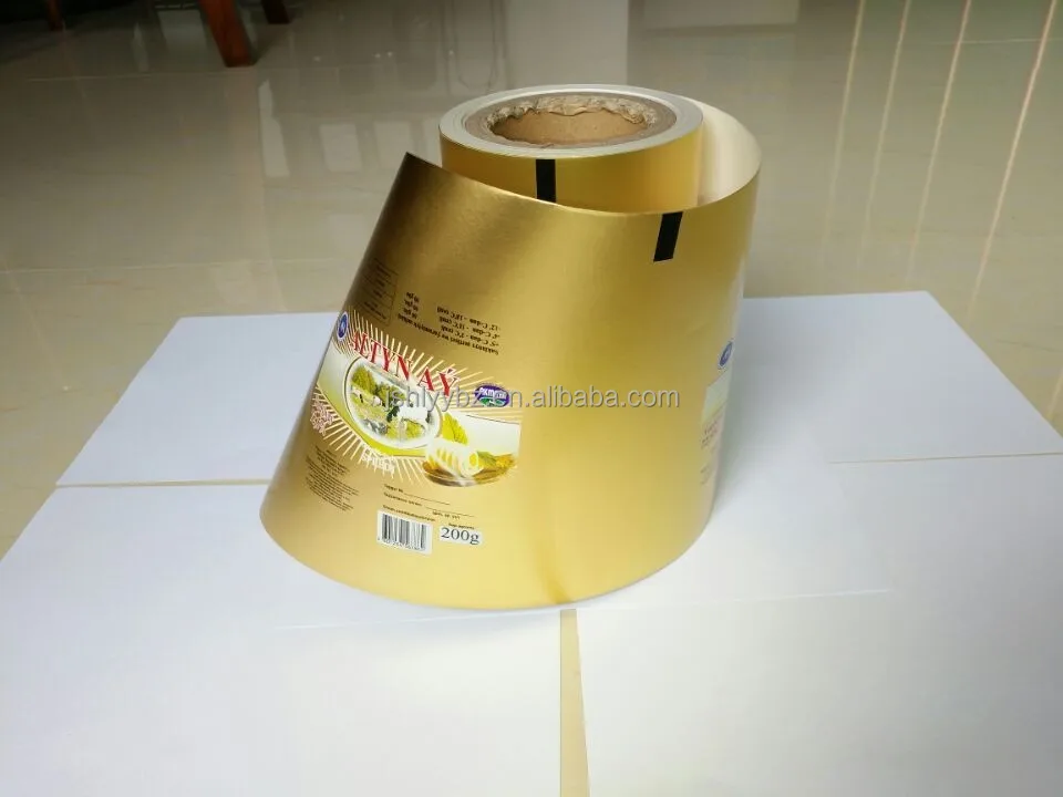 Greaseproof PE Food Wrapping Paper Margarine butter Packaging Aluminum Foil Coated Paper Roll