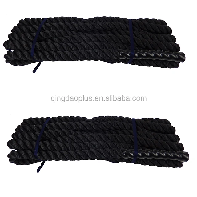 
crossfit gym black color battle ropes 
