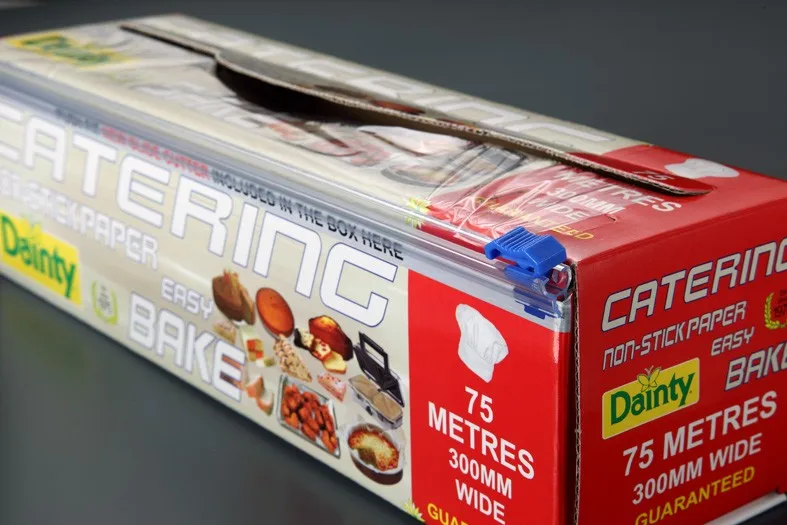 Short-footed Plastic Slide Cutter for Cling Wrap Aluminium Foil Packing Box