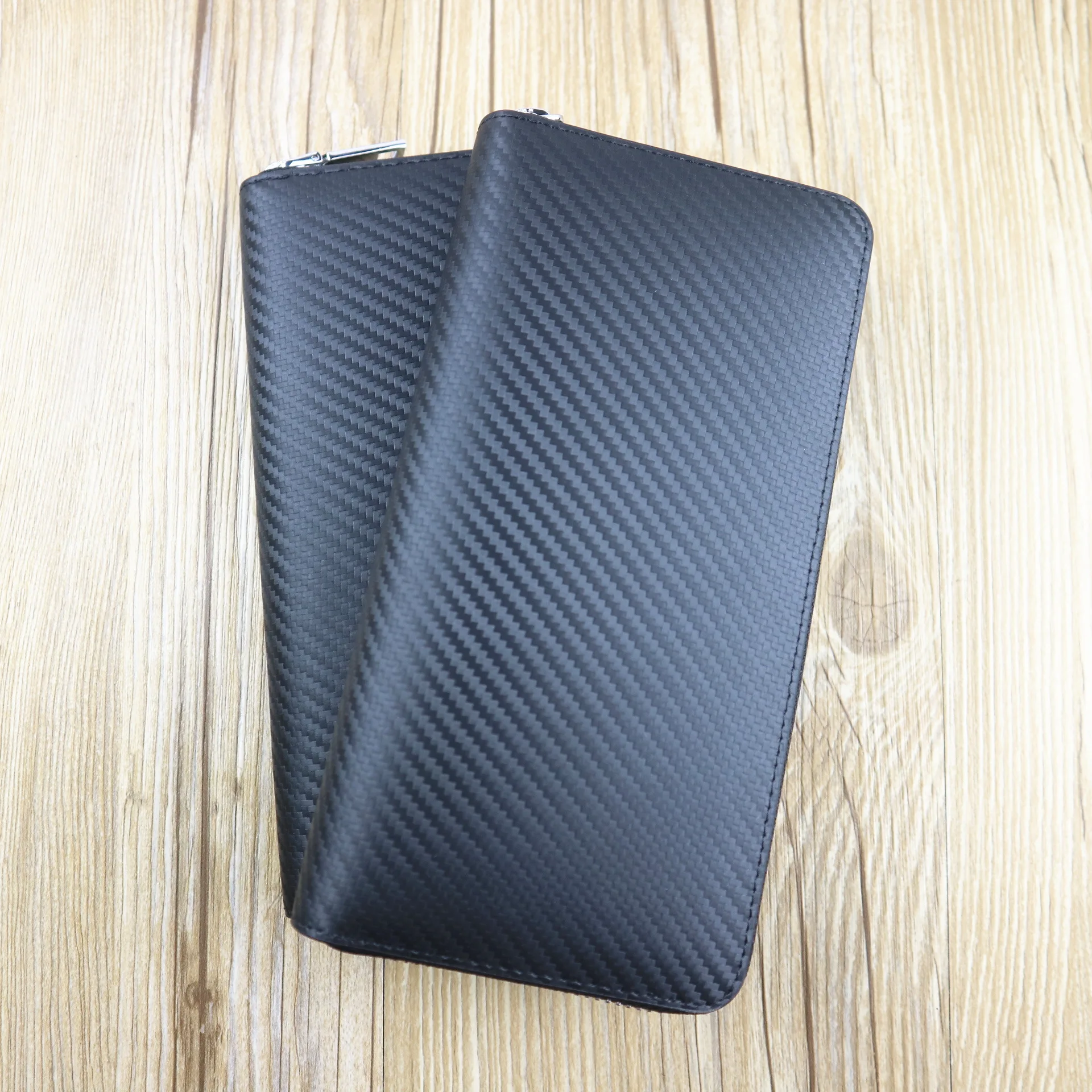 Amazon Hot Sales Carbon Fiber Wallet Long Men Wallets Factory on Sales online Free Shipping
