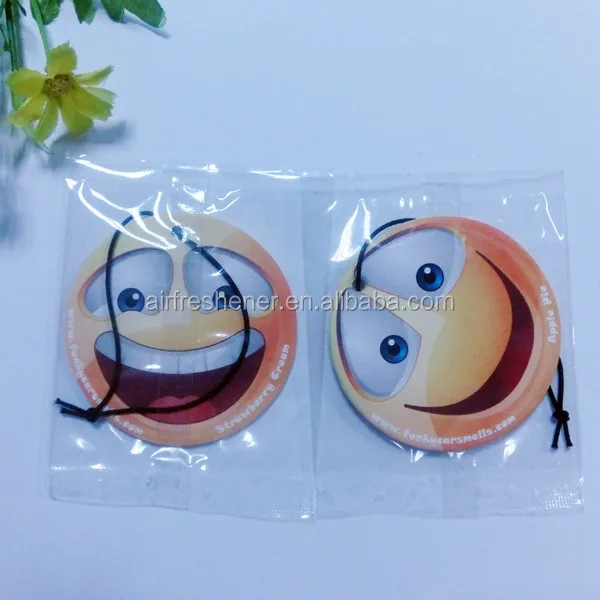 Fragrance Essential Oil Paper Hanging Decorative Car Air Freshener