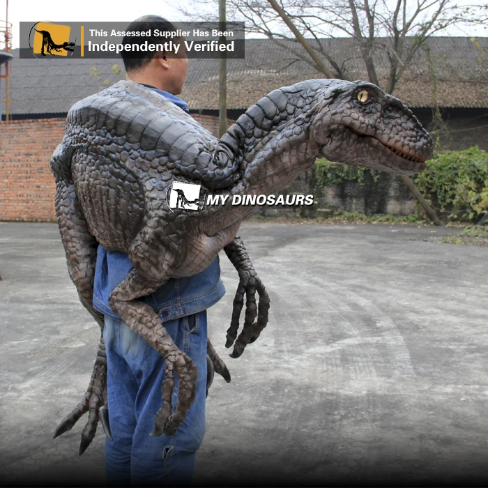 MY-Dino J24-1 Latex Dinosaur Hand Puppet Raptor