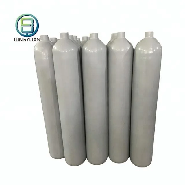big capacity and high pressure empty helium/oxygen/nitrogen/hydrogen/co2 fire extinguisher gas cylinder