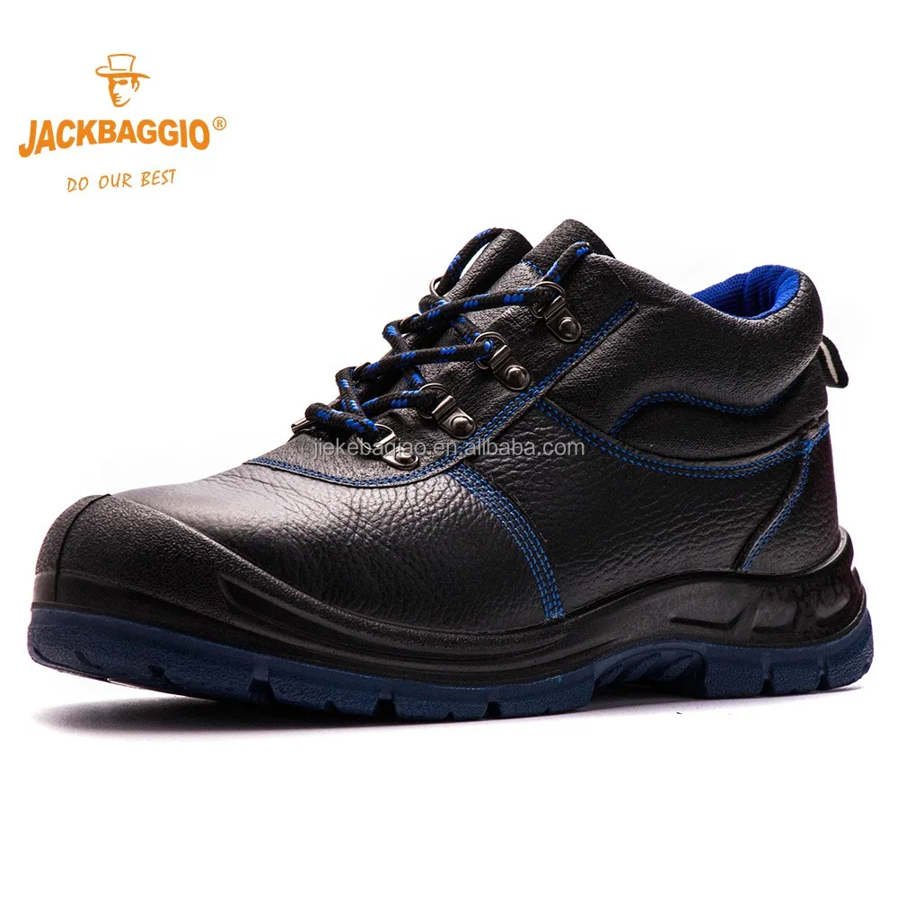 China mid cut steel toe safety shoe manufacturer for construction safety shoes