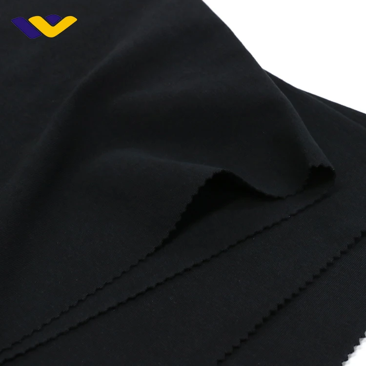 100% хлопчатобумажная трикотажная ткань в рубчик 340gsm