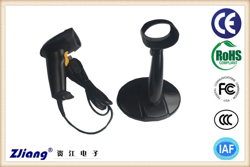 высокое определить мини-usb/ps2 pos-терминал считывателя штрих-кода- zjiang 7200