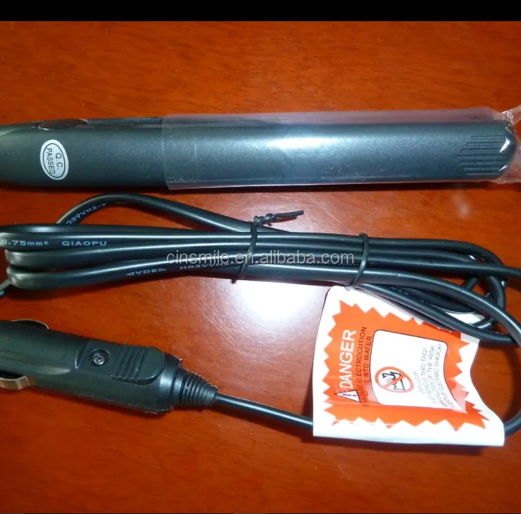 High quality with best price car charger mini hair straightener hair iron for personal use