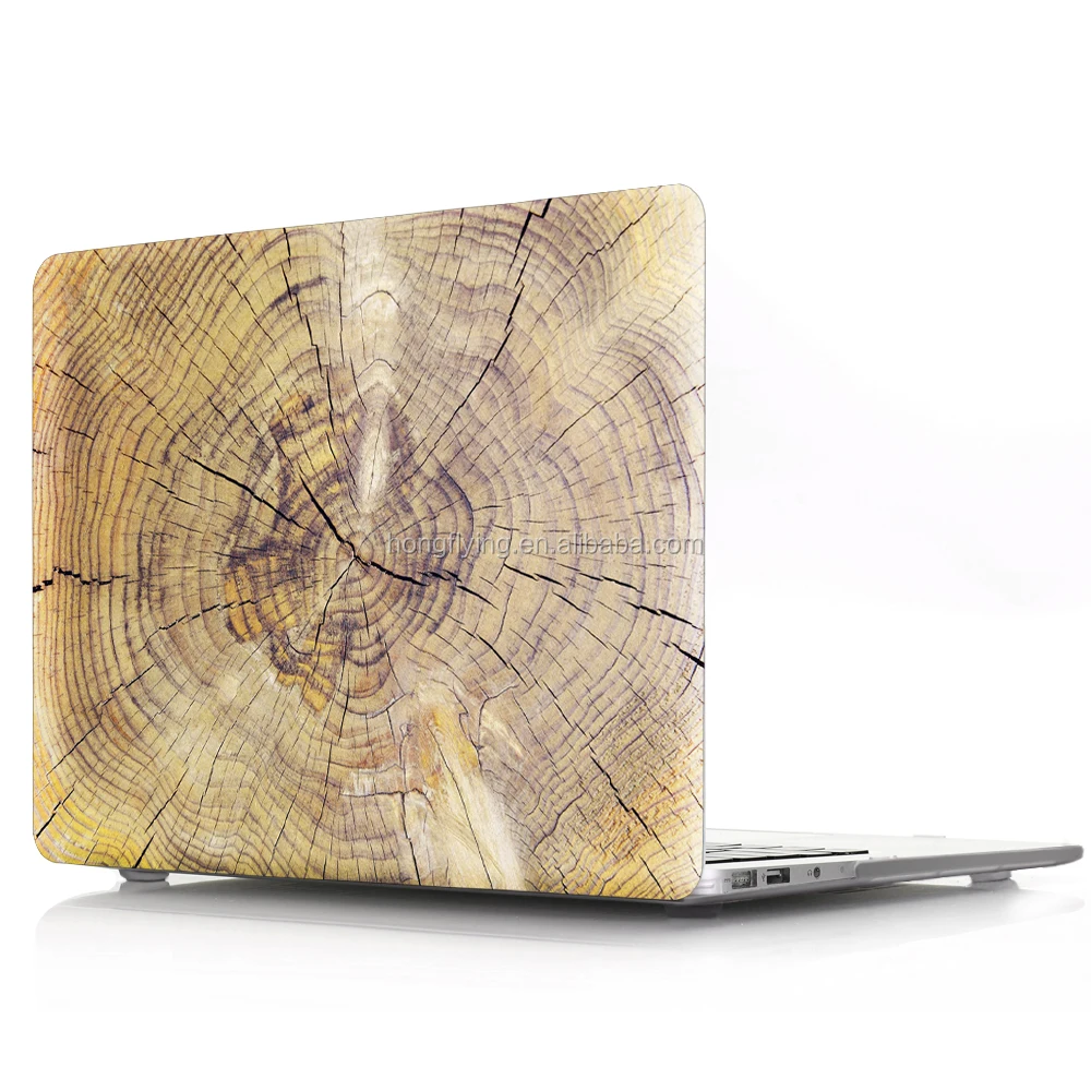 2 in 1 wood laptop body shell protective hard case for macbook hard case