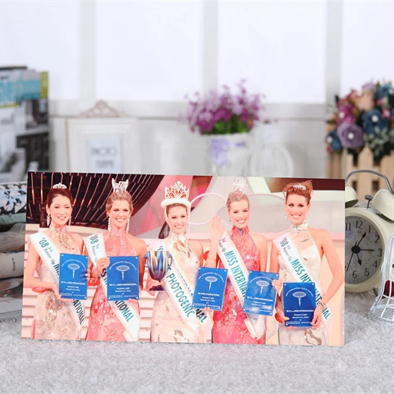 MDF-04 Sublimation Blank DIY MDF Photo Frame Rectangle Customized Photo Frame for Gift