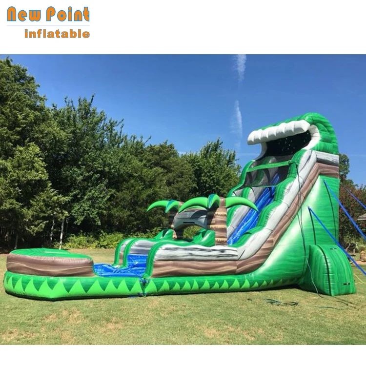 Cheap Commercial Water Pool Gonflable Inflatable Water Slide For Pool