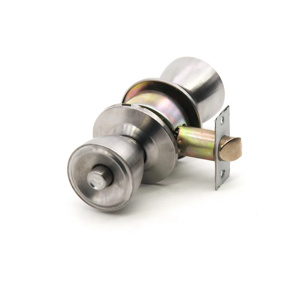 ANSI Grade 3 Tubular standard door steel tulip knob cylinder lock