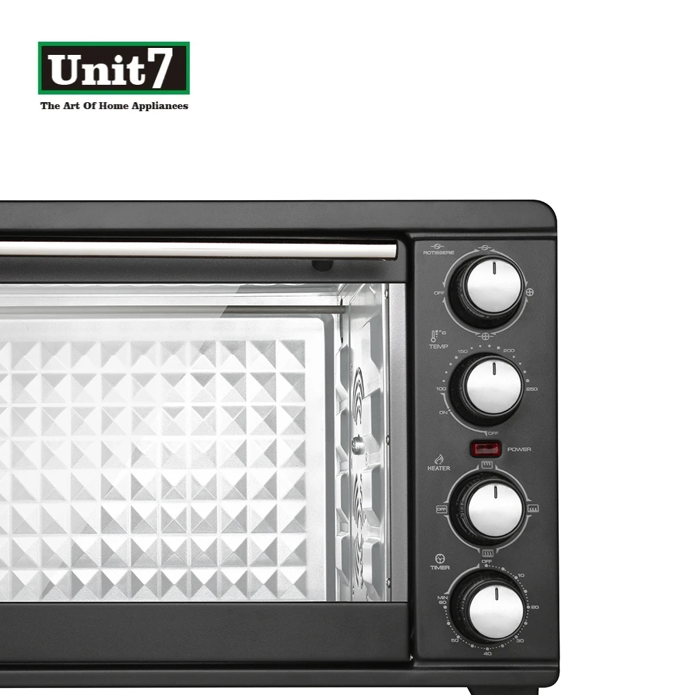 Small countertop oven 36L 30-230 degree electric convection oven home baking toaster electric oven