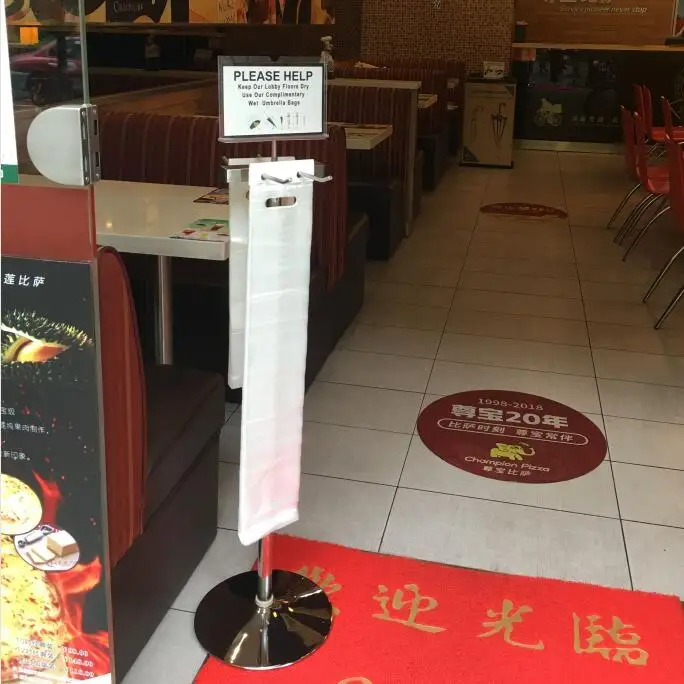 Profitable business opportunity high quality stainless steel wet umbrella bag stand