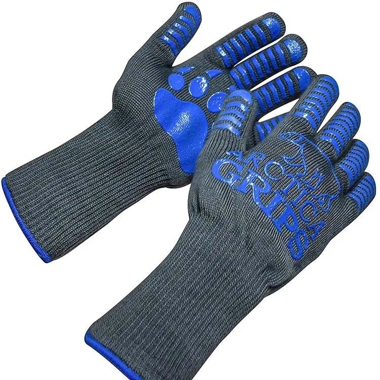 
from manufacturer bakery oven glove safety gloves cotton kitchen heat resistant silicone glove 