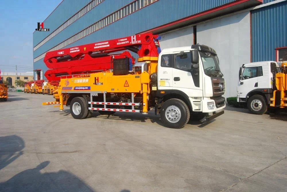 56M mobile wildely used  concrete boom pump truck for hot sale