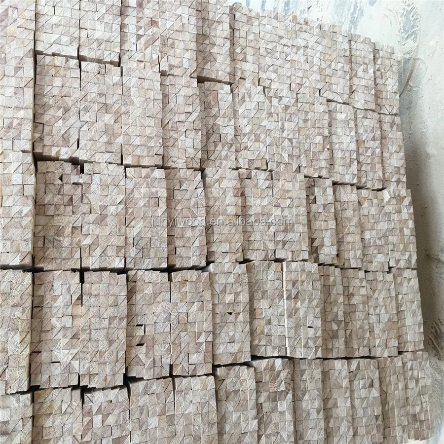 Треугольные деревянные ленты из павловнии 3/4X3/4 дюйма