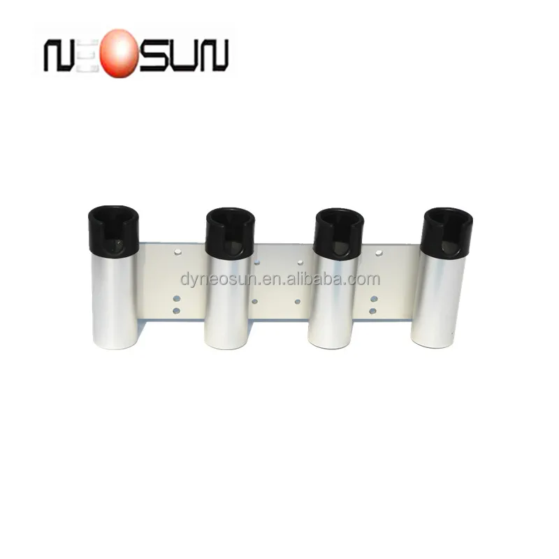 Anodized and coating Aluminium Fishing Rod Holder with 4 tubes