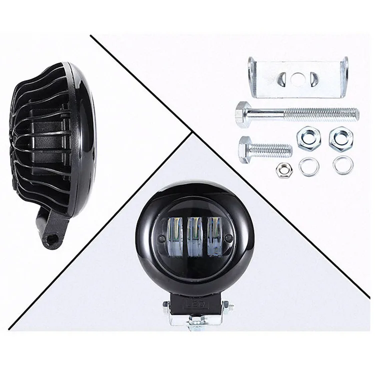 Round Fog Light Off road Vehicles 4 inch Round Led Work Lamp Car Styling Driving Lamp for SUV ATV Motorcycle Headlight