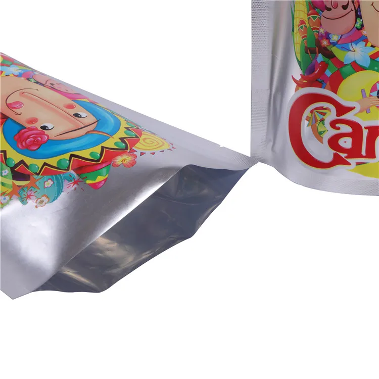 
China Supplier Customized Logo Food Grade Zip Lock Plastic Bag For Snack Food 