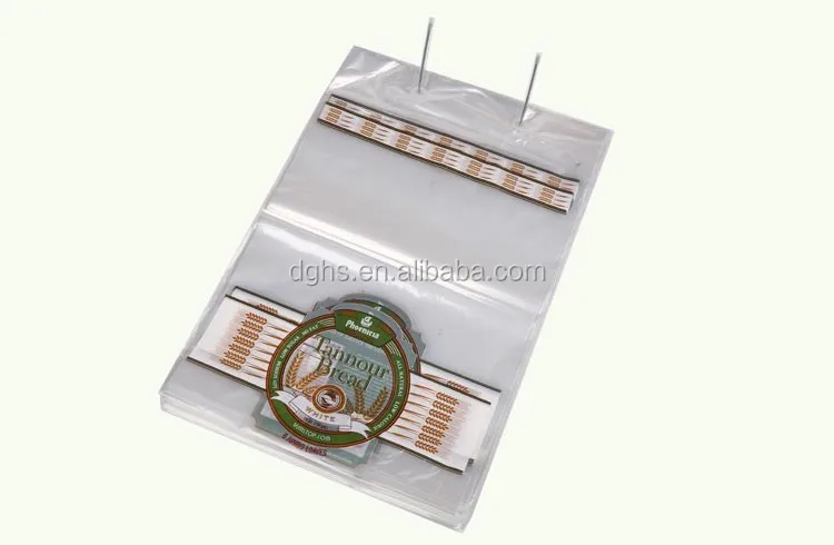 Customized Printing LDPE Biodegradable Plastic Wicket Bread Bag Reusable Flat Shrink Gusset Bag Heat Seal Handle Packing