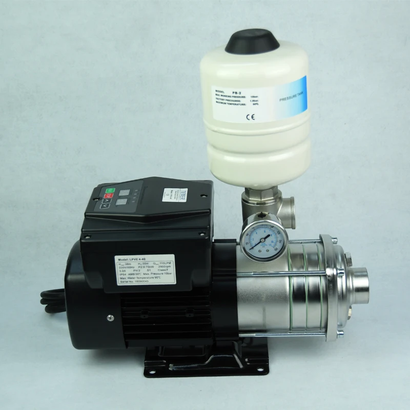 CONSTANT PRESSURE WATER SUPPLY horizontal multistage centrifugal water pump with inverter