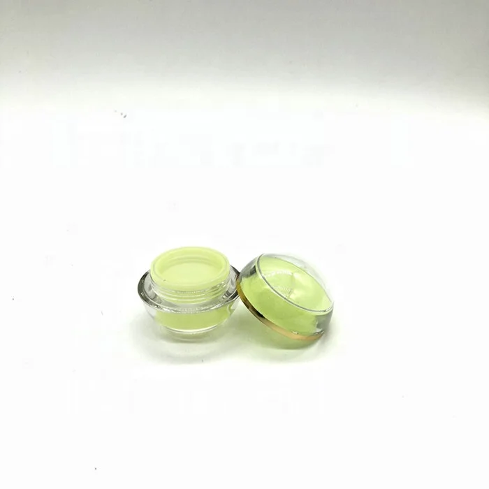 Mini 5g ball shaped cream / small plastic boxes / empty cosmetic cream container
