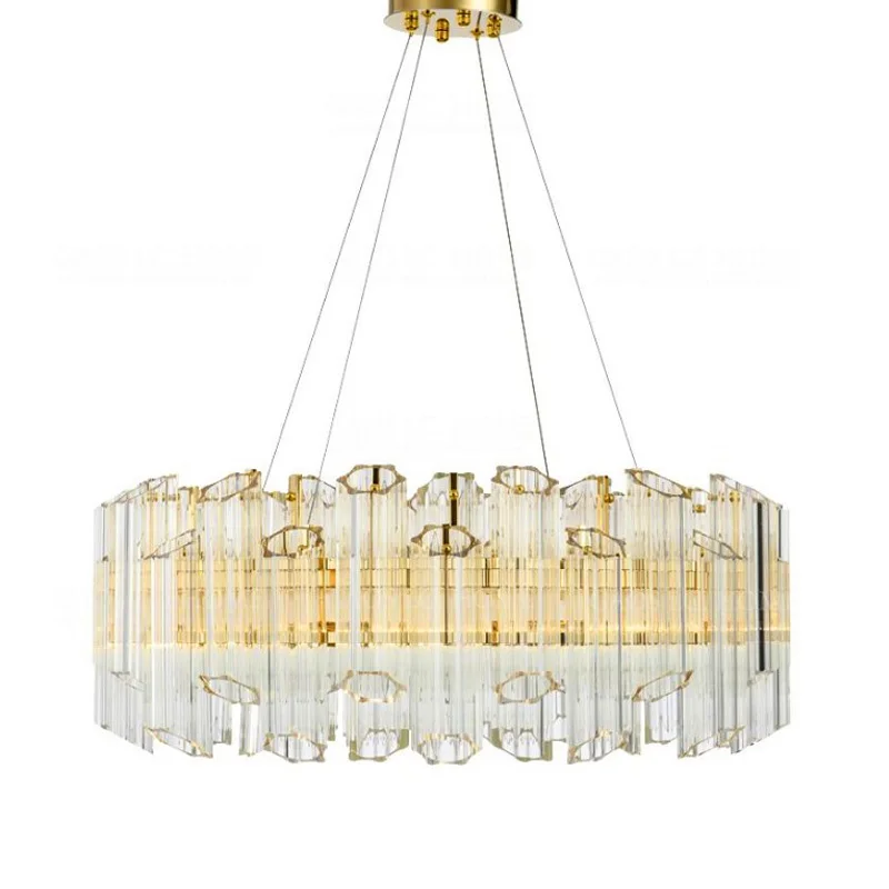 Turkish Chandelier Hanging Lamp Fashional Glass Modern LED Standard Golden Transparent Murano Chandelier Hotel 5 Years CE SAA