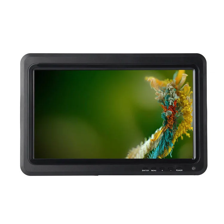 Desktop Monitor TV 12 inch LED Television DC 12V LCD TV With AV TV USB VGA Input