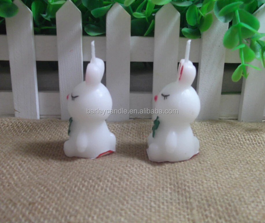 Rabbit Shaped Candle/Lovely Cute Rabbit Candles For Easter Decoration