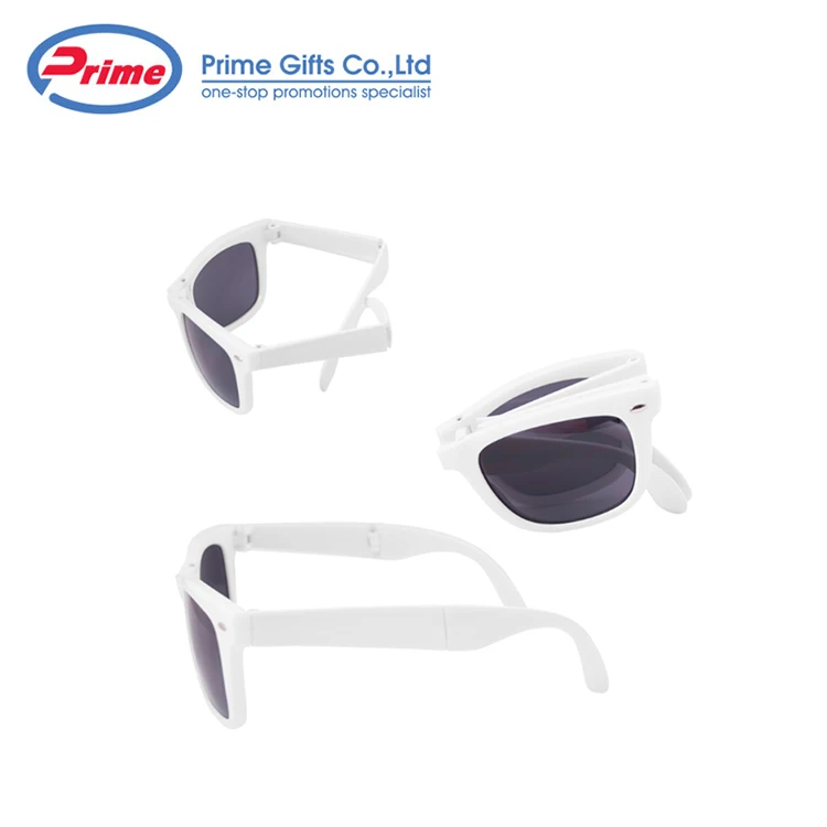Sell Well Custom Logo Printed Lenses Folding Sunglasses