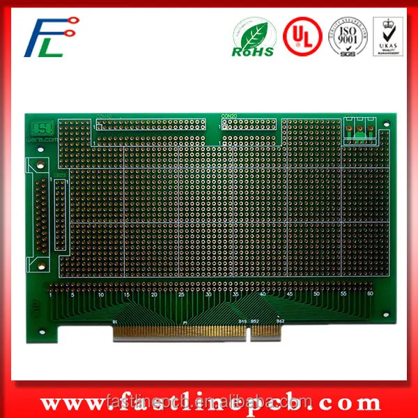 Высокая точность Золотой палец печатной плате fr4 доска