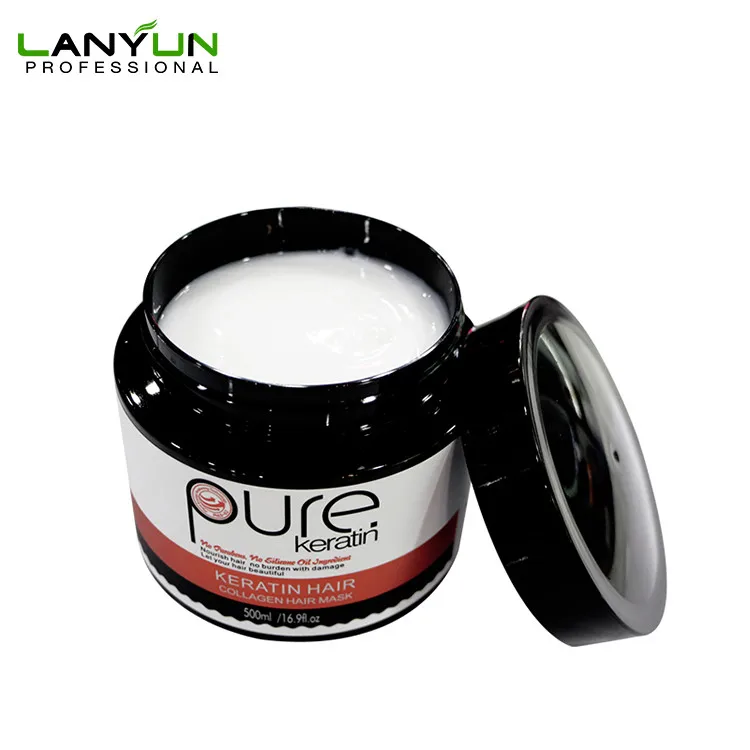
High quality natural pure muddy organic argan oil hair tonic cream mask for straight hair 