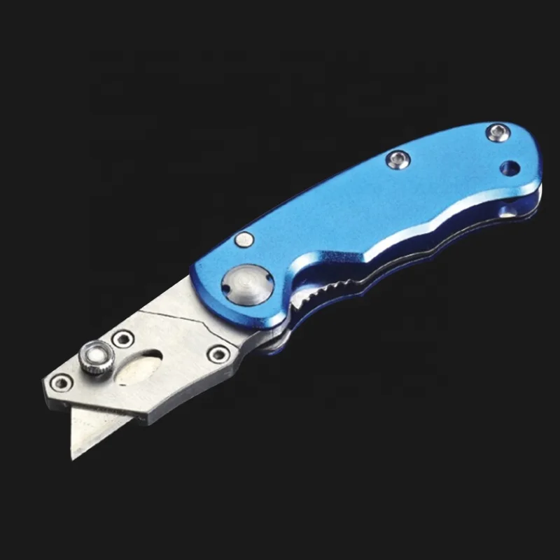 Best quality 500000 Sells Folding Utility Knife Promotion Gift Pocket Box Cutter  Knife foldable  Utility Knife