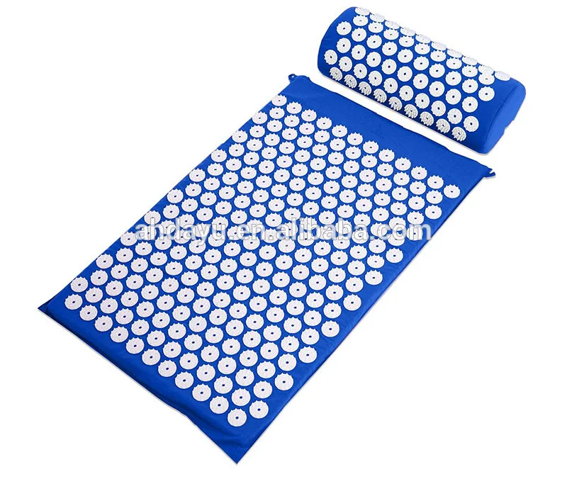 Acupressure Mat and Pillow Set for Back/Neck Pain Relief and Muscle Relaxation
